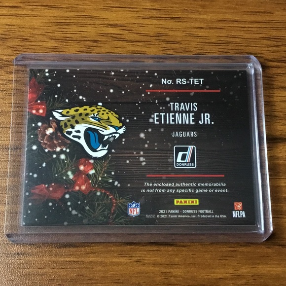 NFL Travis Etienne Jr. Donruss Rookie Sweaters RC - Picture 2 of 2